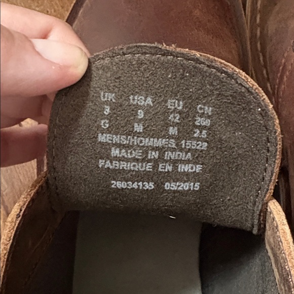 Clark’s Men’s Bushacre Chukka Boot Brown Size 9 - Picture 8 of 9